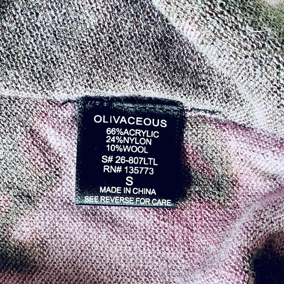 New Tie Dye purple/black top. Size S. - Picture 6 of 6